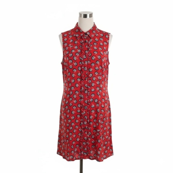 BeBop Dresses & Skirts - Bebop Vintage Inspired Short Sleeve Button Down Dress Size Medium EUC Spring